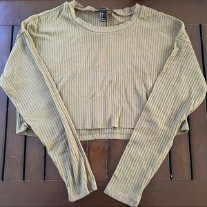 Green long sleeve shirt from forever 21 size small